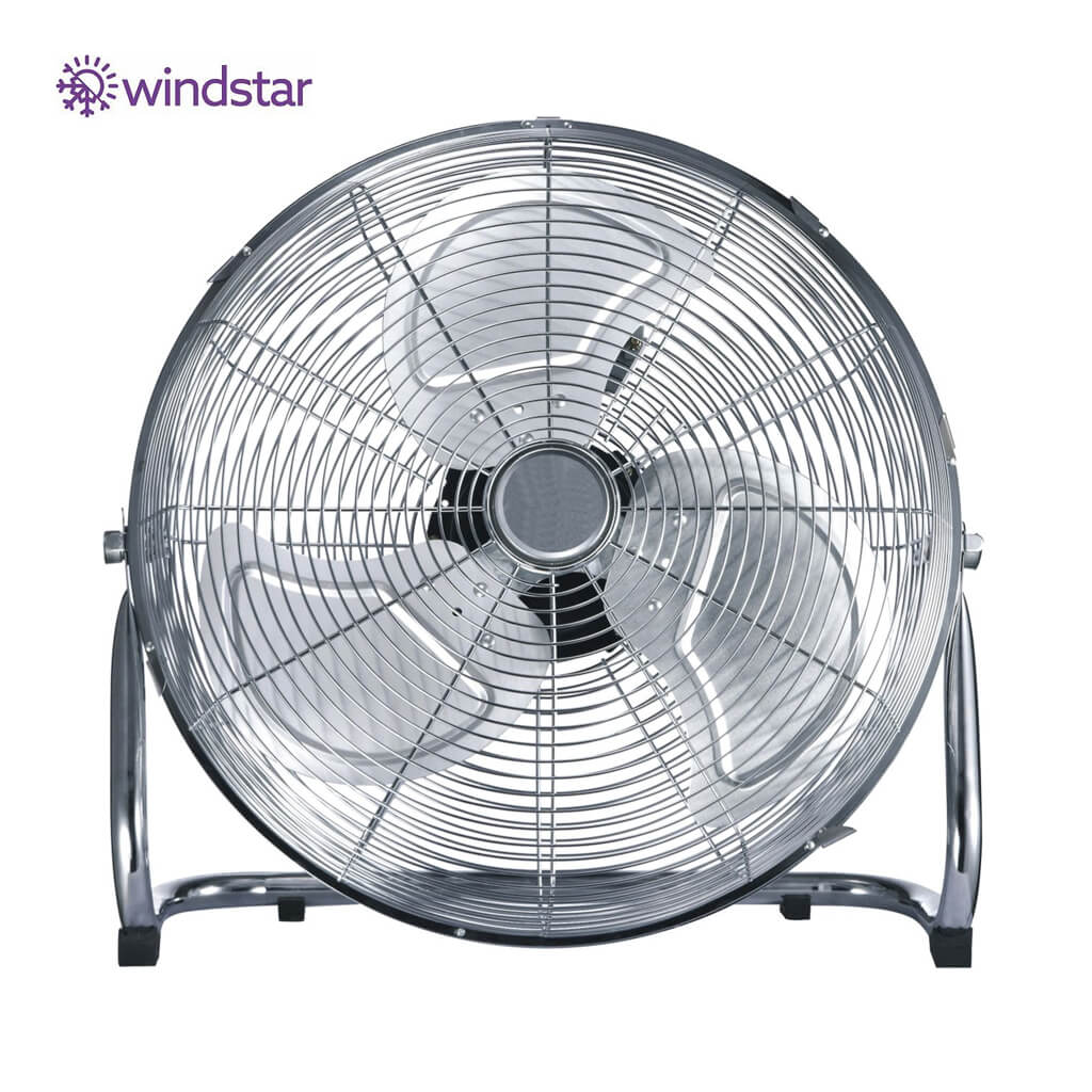 Podni ventilator Viento, 100W, srebrni